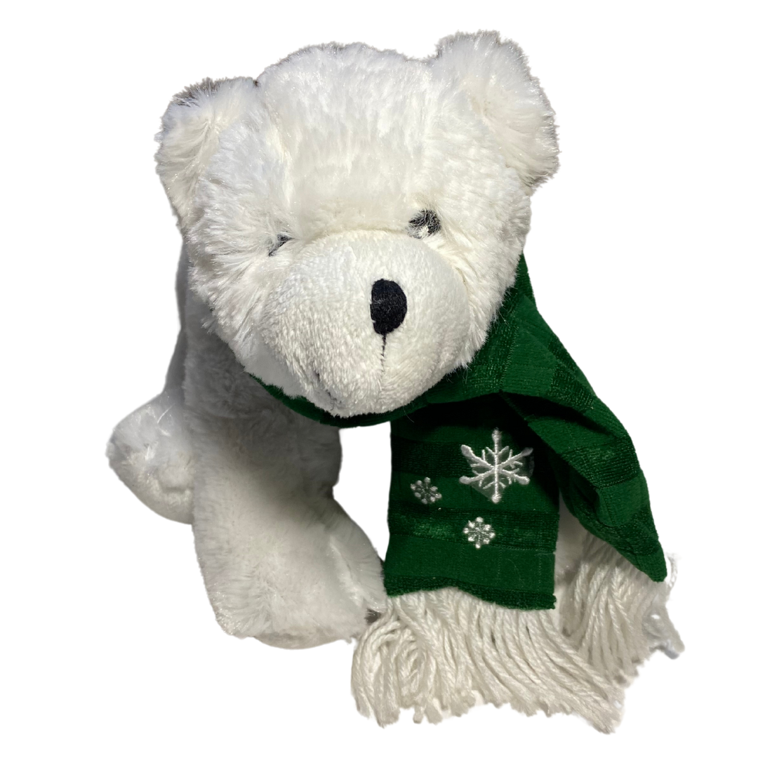 Green Scarf Bear Plush Toy