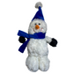 Fluffy Snowman Plush Toy