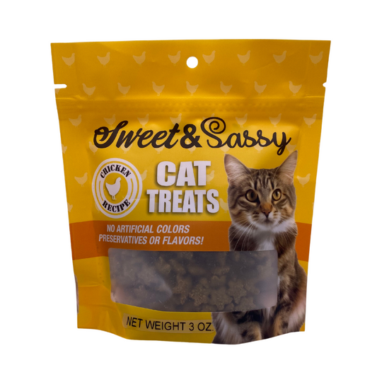 Sweet & Sassy Cat Treats Chicken Flavor